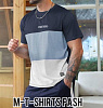 M-T-SHIRTS FASH SS P-G Футболки муж лето КРЕМ Америка, кг